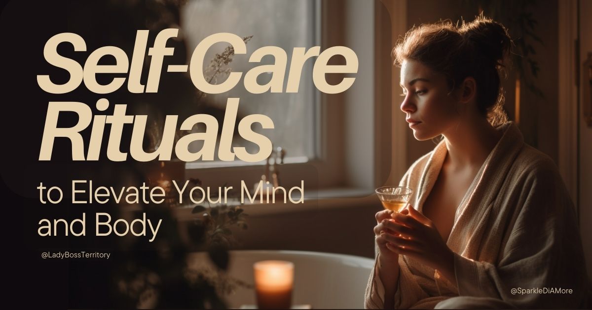 Serene woman in a cozy robe enjoying a warm drink in a candlelit setting, embracing self-care and relaxation.